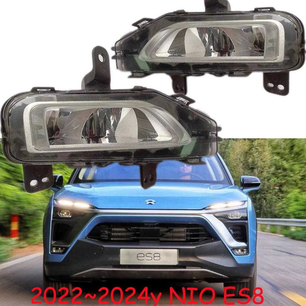 1pcs car bupmer head light for NIO ES8 fog lamp headlight 2022~2024y car accessories DRL fog for NIO ET8 headlamp