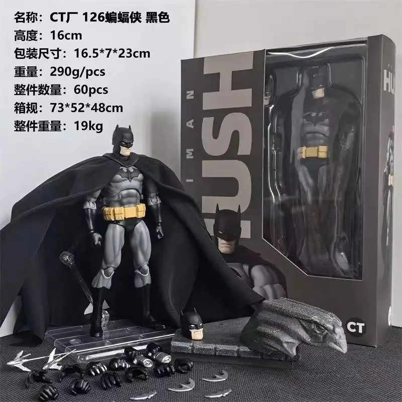 

Batman Mafex 126 DC Batman Action Figure - Anime Figurine Statue Model Custom Gift for Kids New Hot CT Toys Collectible