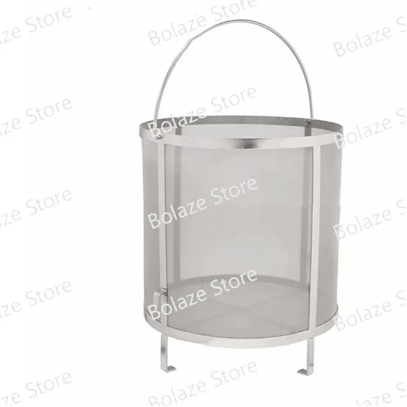 Micro Mesh Filter Basket,300 Micron Homebrew Beer Brew Filter Stainless Steel Beer Bucket