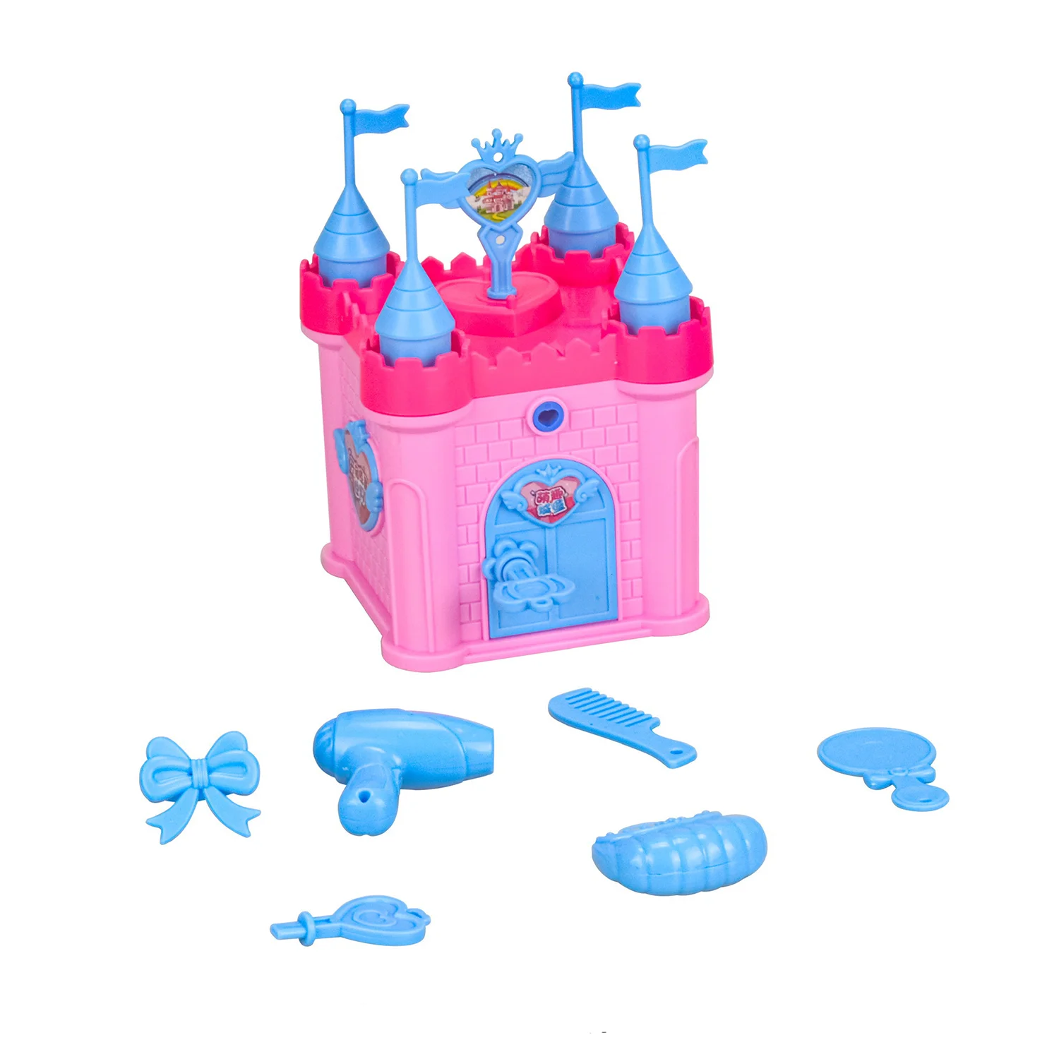 Children's puzzle toys play house, assemble girl, fairy castles, parent-child interactive villas