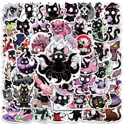 50PCS Kawaii Magic Witch Cat Kitty Gothic Cartoon Graffiti Stickers Decal Stationery Laptop Fridge Suitcase Bottle Phone Sticker