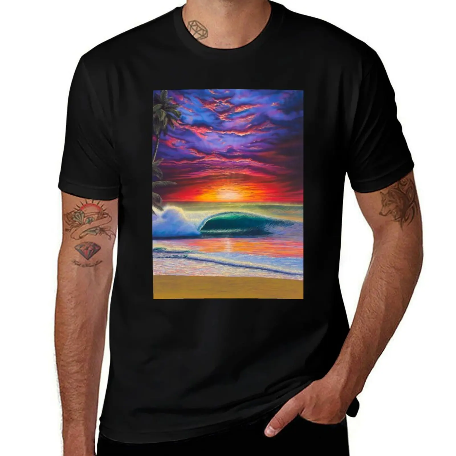 Banzai Pipeline T-Shirt Trendy Casual Short Sleeve Shirt T-Shirt