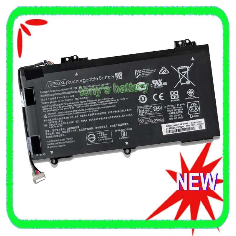 

New Original SE03XL Battery For HP Pavilion 14-AL 14-AV Series 14-al001ng 14-AL011 14-AL073TX 14-AL028TX 14-AL131TX