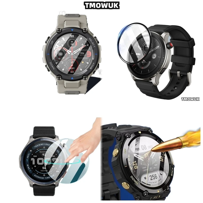 Para Amazfit GTR Cheetah Pro Active Edge Balance 2 Falcon - Protector facial de reloj resistente a impactos