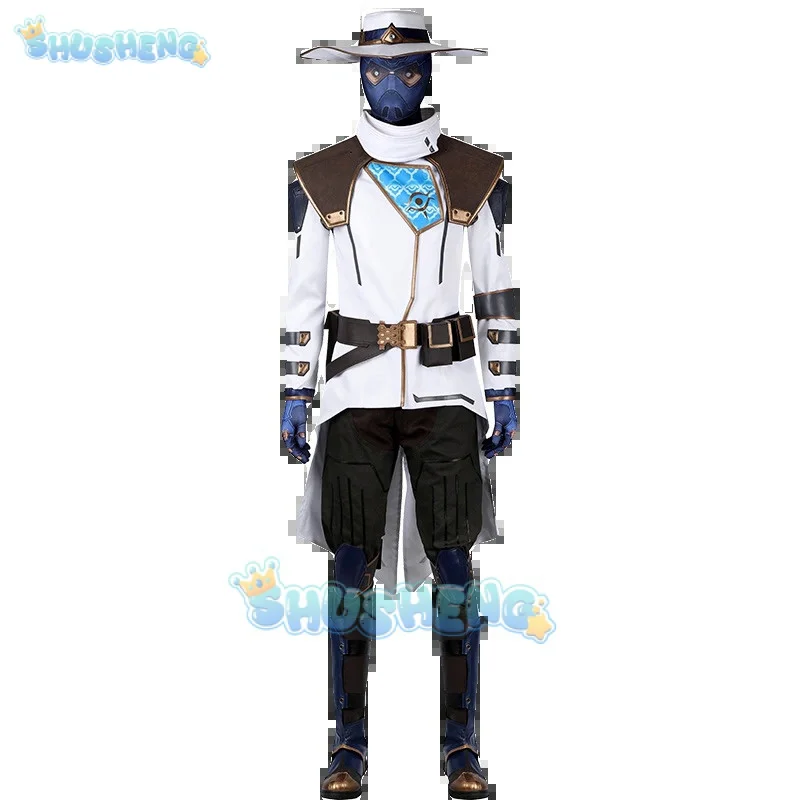 Cypher Cosplay Costume Game Valorant Agent Amir El Amari Costume Combat Uniform Men Halloween Carnival Party Outfit Game Suit