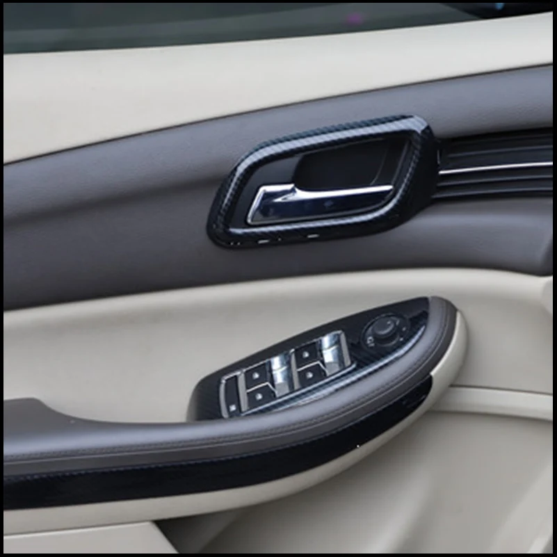 For Chevrolet Malibu 2011-2013 Window Lift Control Panel Button Switch Cover Trim Decorative Frame Car Parts Accessories