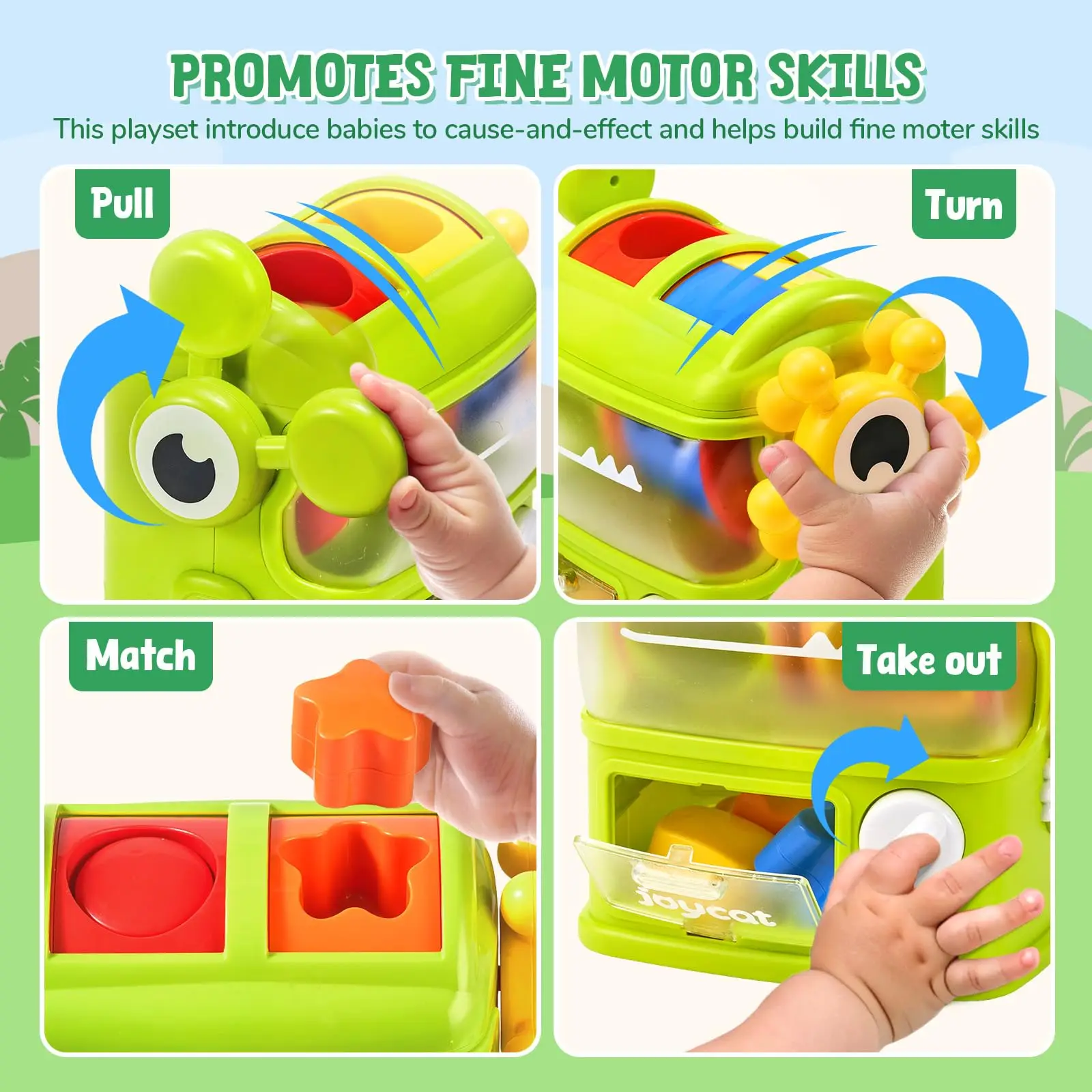 Kapselverkaufsautomat der Dinosaur World |   STEM Lernspiel zur Farbabstimmung für Kinder |   Hand-Auge-Koordinationstraining