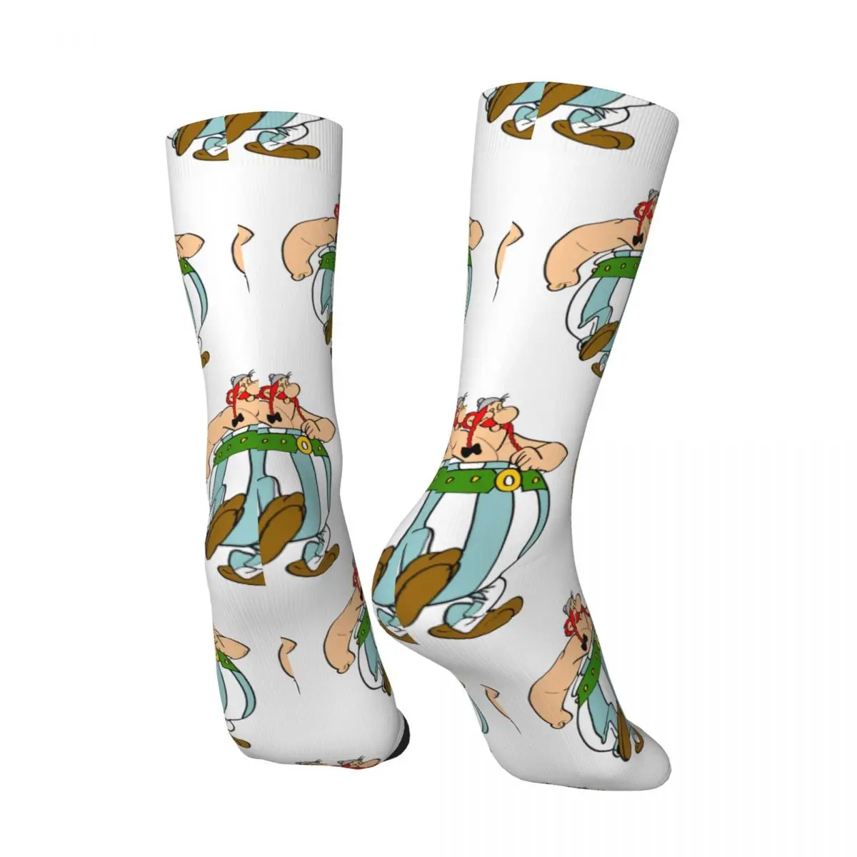 Calcetines de película Asterixs y Obelixs para hombre, medias divertidas de invierno para adultos, medias suaves medianas, diseño para deportes al aire libre, antisudor