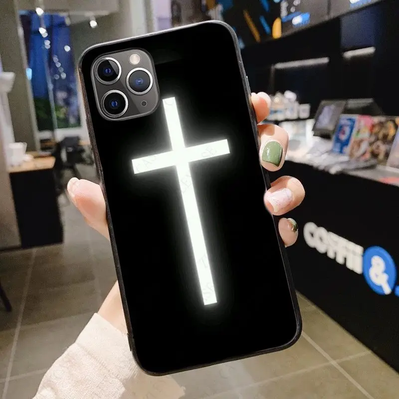 The Cross Christian Jesus coque phone cover for iPhone 15Pro 16pro 13PRO max 7 8 XR 14plus 11pro 12pro max 13mini SE 2020 cases