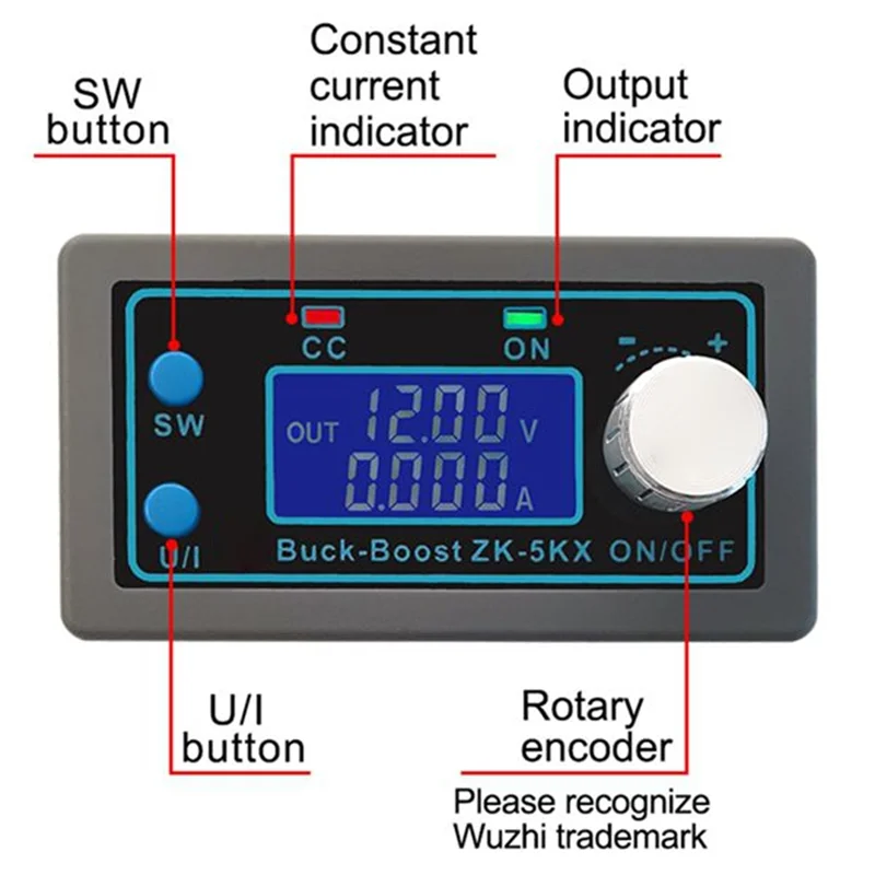 【أدوات منزلية!】ZK-5KX CC CV قابل للتعديل ينظم DCDC باك دفعة محول وحدة الطاقة مختبر إمدادات الطاقة