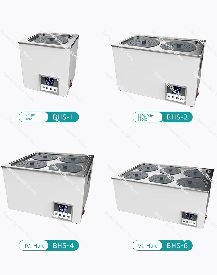 Digital Thermostat Water Bath Laboratory Single-Hole Double-Hole Four-Hole Six-Hole Stainless Steel Anti-Dry Burning Water Bath