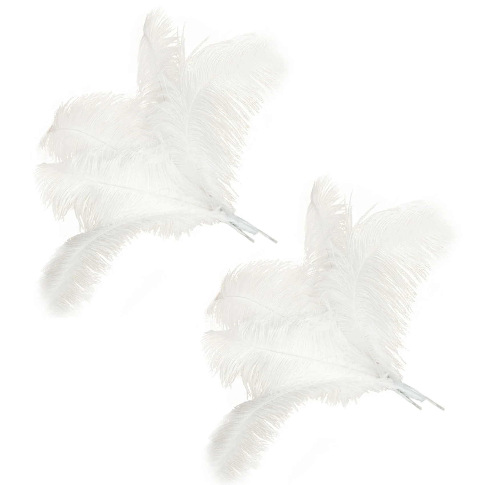 

TFTP-20 шт. Натуральные страусиные перья для украшения свадебной вечеринки, белые, 45-50 см