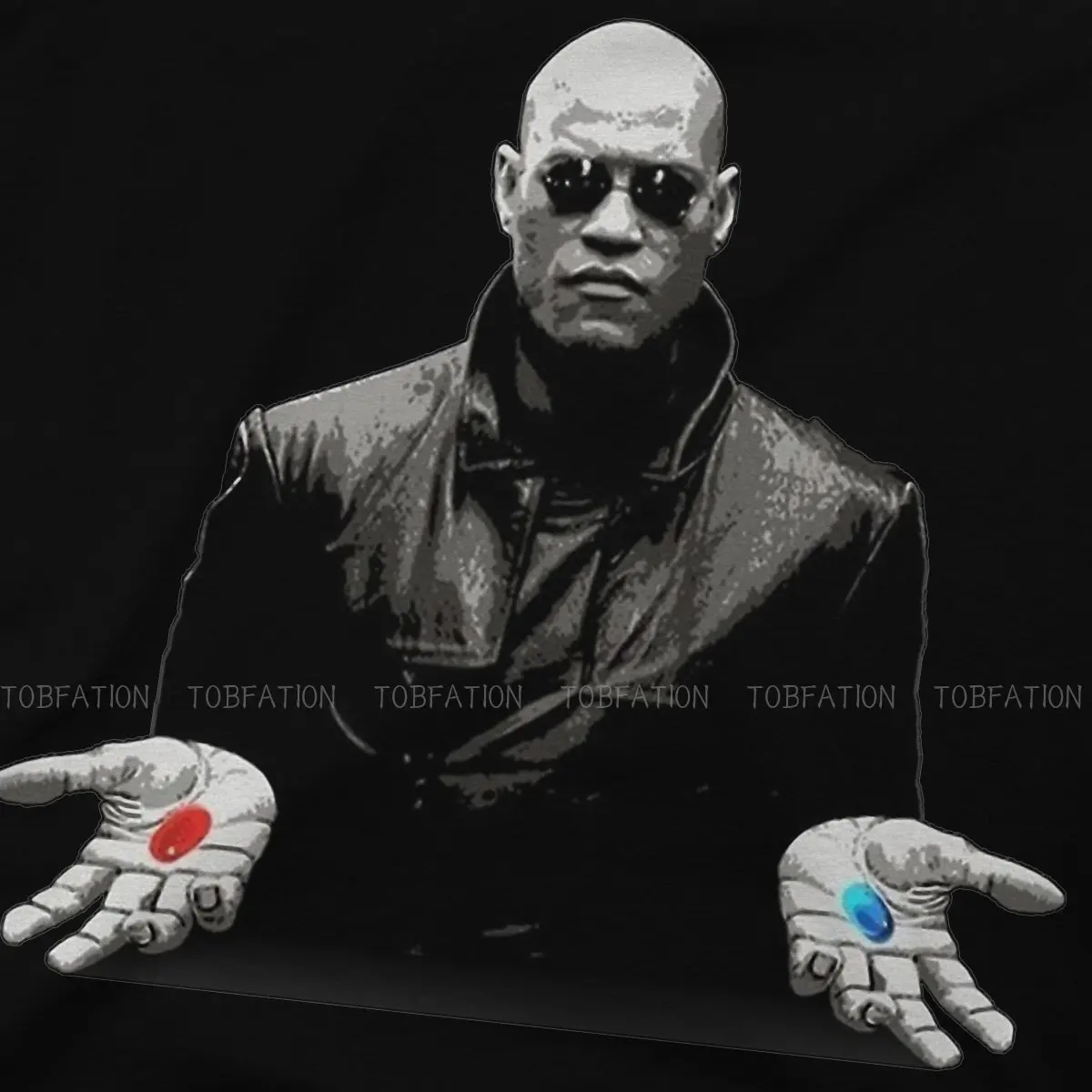 The Matrix Neo Film Morpheus Red or Blue Pill TShirt Men Grunge Loose Casual Crewneck Cotton T Shirt 2020