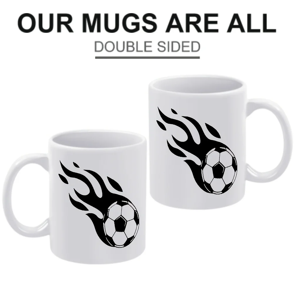 1pc, Soccer Ball Mug Suitable for Restaurants And Businesses, 11 Ounces, Ideal for Holiday Presents, Birthday