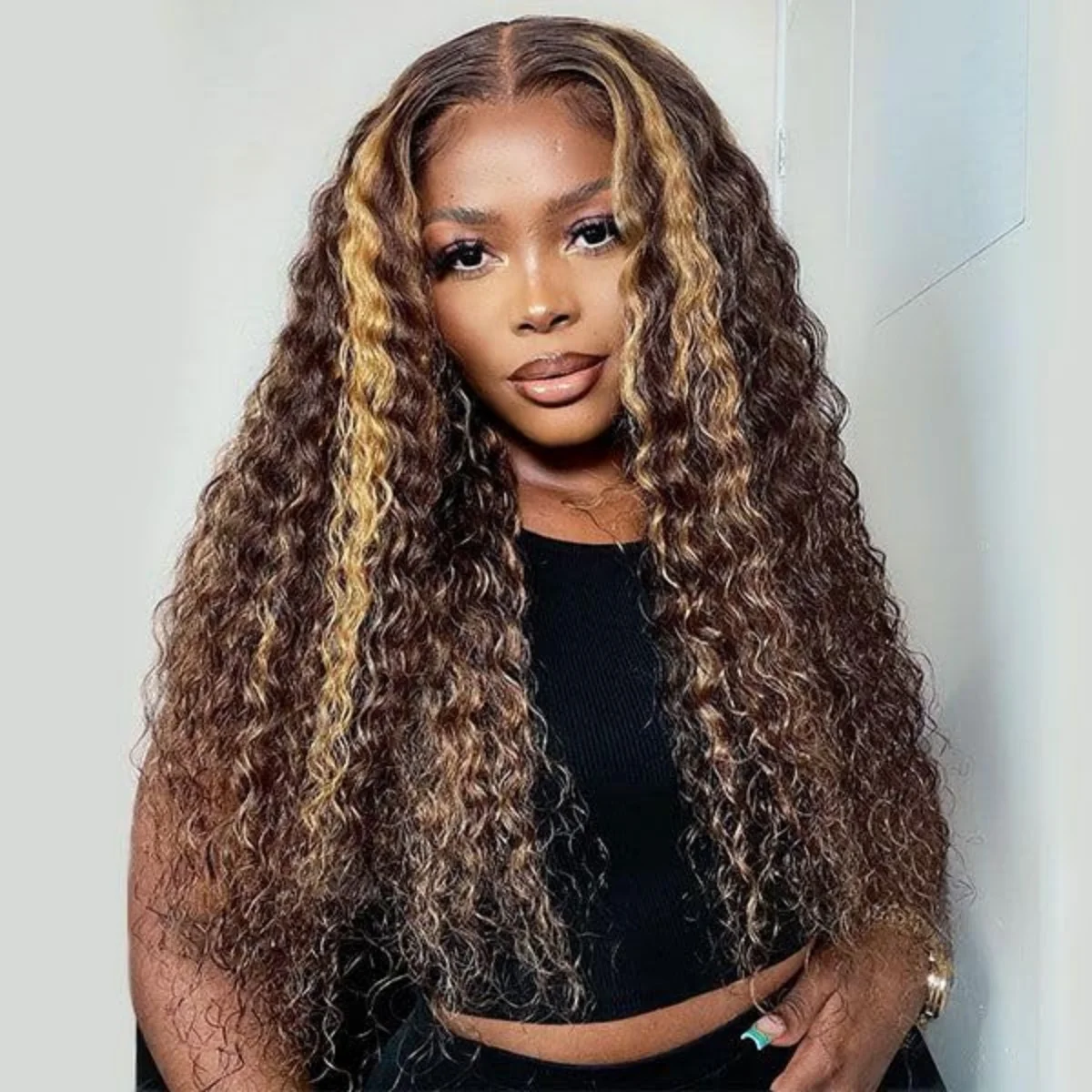 

Парик из натуральных волос 13x6, цвет медовый блонд, глубокая волна, без клея, с хайлайтами, омбре, кудрявый, для женщин, влажный и волнистый, HD фронтальный парик