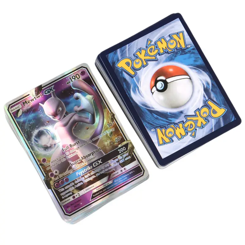 Caja de cartas de Pokémon en inglés, Vmax, GX, Vstar, Charizard, Pikachu, pasatiempos de colección rara, juguetes de batalla, regalos, novedad de