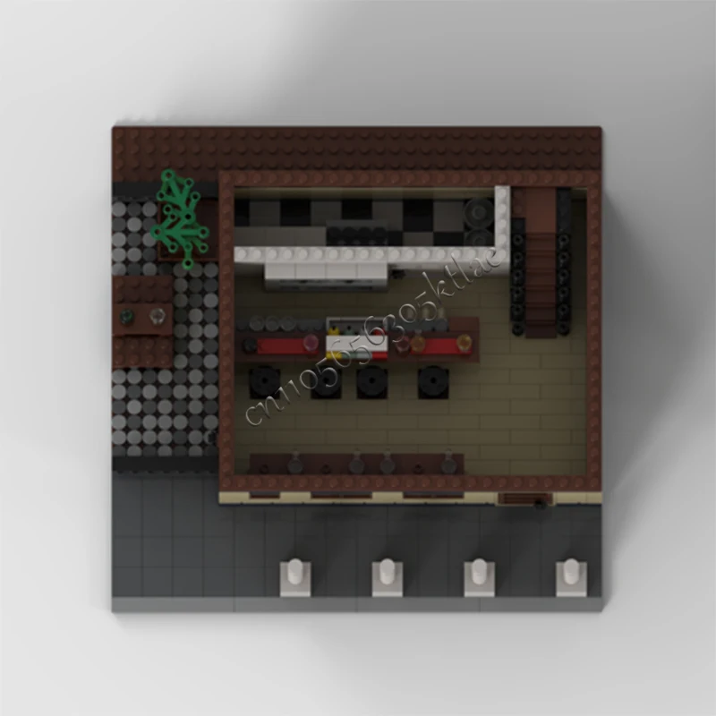 1713 Piezas, Casa, Calle, Hotel Australiano, MOC, Bloques de Construcción Modulares Personalizables, Tecnología, Modelo Popular, Juguete DIY para Niños, Regalo de Navidad