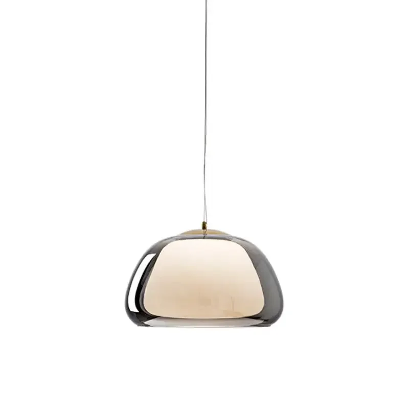 

Cream Wind Restaurant Jelly Light Nordic Simple Bedside Bar Aisle Creative Glass Small Chandelier