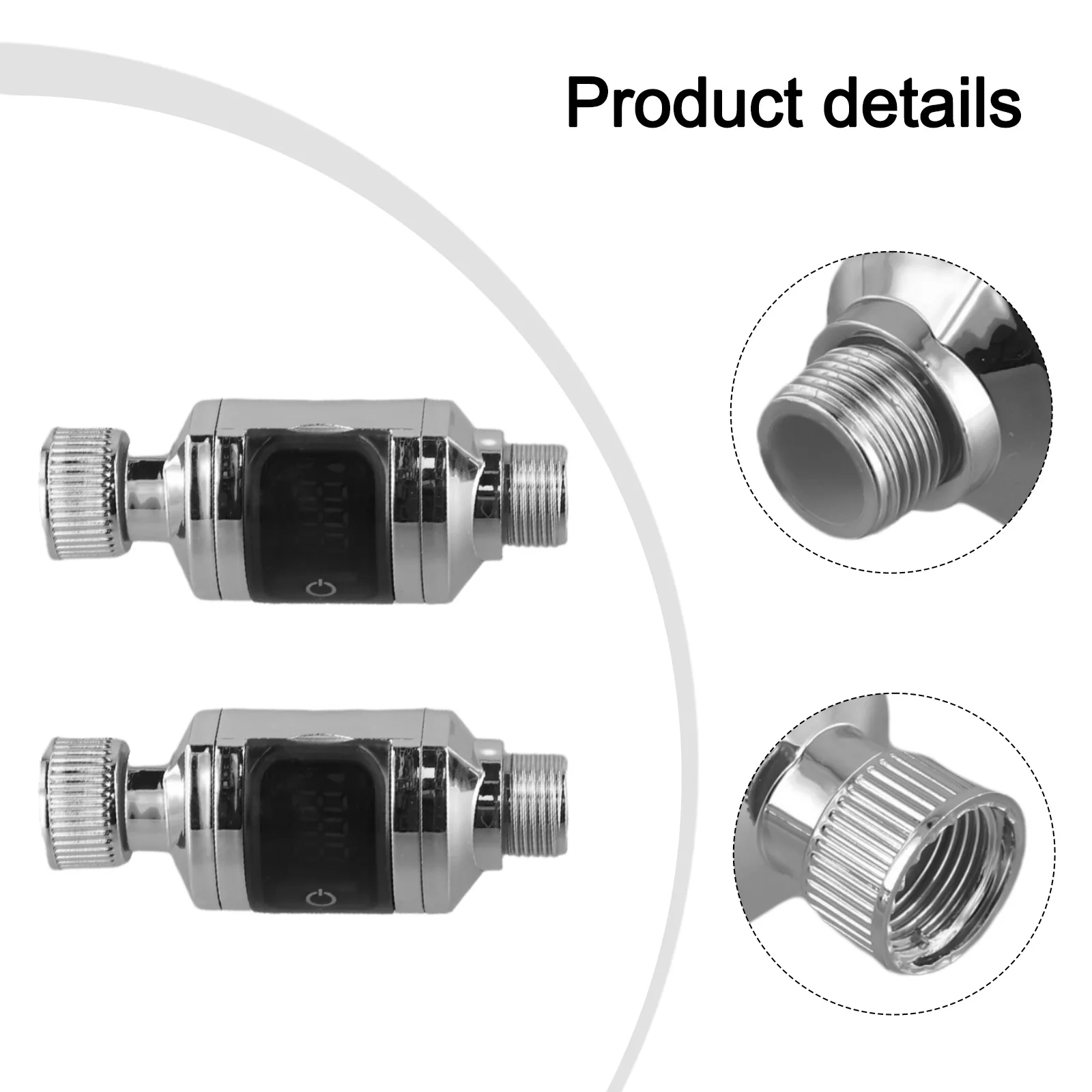 

1 2-дюймовый интерфейсный монитор со светодиодным дисплеем, измерение температуры для ванны, цифровой считыватель температуры, монитор безопасности для ванны