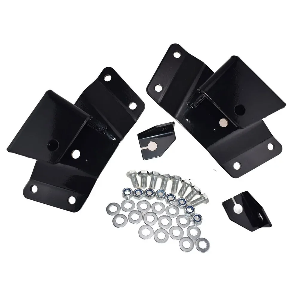 2-дюймовый комплект опускания вешалок заднего моста для Chevy Silverado GMC Sierra 1500 2WD 4WD, черный 1988-1998 годов