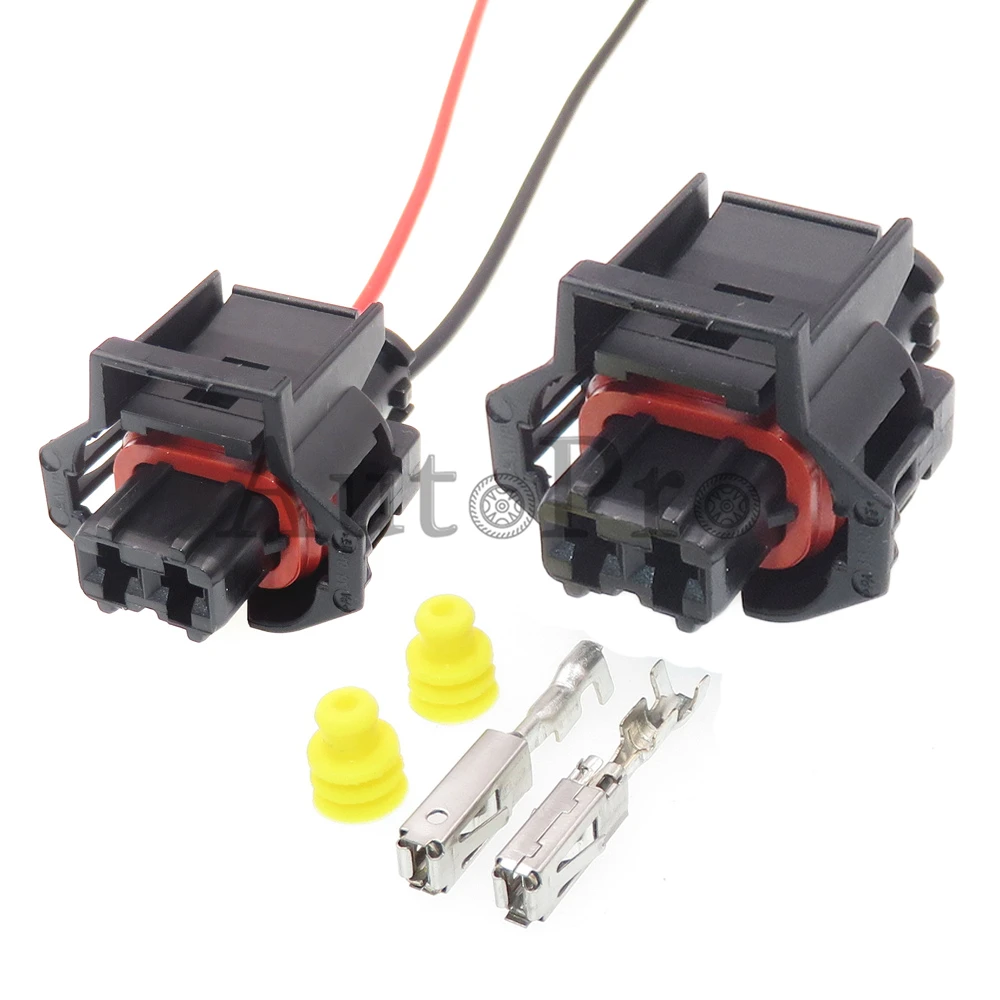 

1 Set 2 Hole 936059-1 Starter Sensor Plastic Housing Waterproof Adapter Automobile Electric Wire Socket Car Electrical Connector