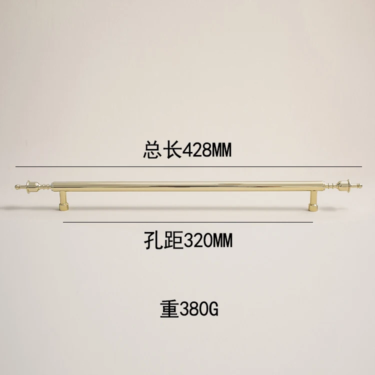 SINNO Luxe messing ladegrepen & knopjesset - Gouden ladegrepen met decoratieve knopjes Klassieke retro meubelbeslag