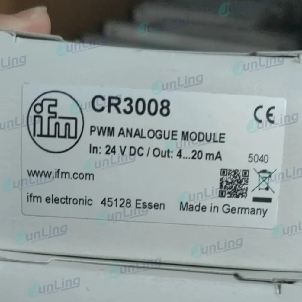 IFM CR3008 PWM ANAL OGUE MODUEL IN:24 V DC / OUT:4..20MA