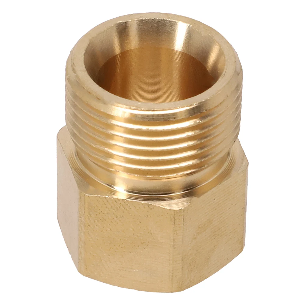 Washer Adapter Heavy Duty For Pressure Washer Adapter M22 x 15 ET x 3/8 IT Perfect for Electrical For Pressure Washers