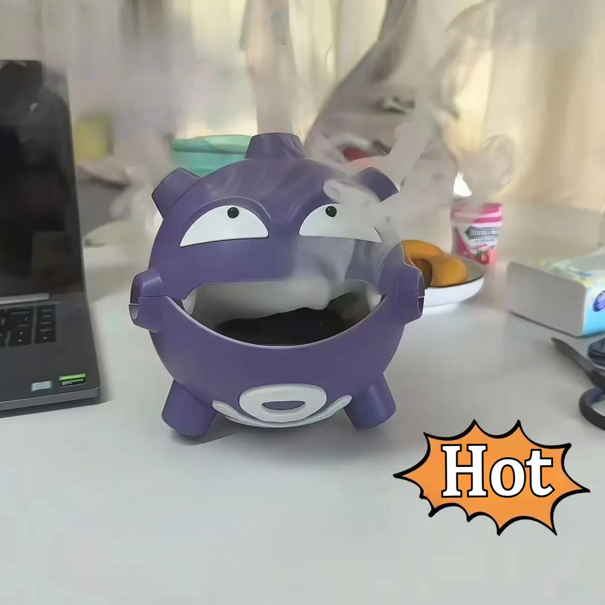 Bandeja de bobina de mosquitos para pesar de Pokémon, soportes de incienso para interiores, figuras de dibujos animados de Anime para dormitorio, decoración de escritorio para coche, almacenamiento de juguetes, regalo