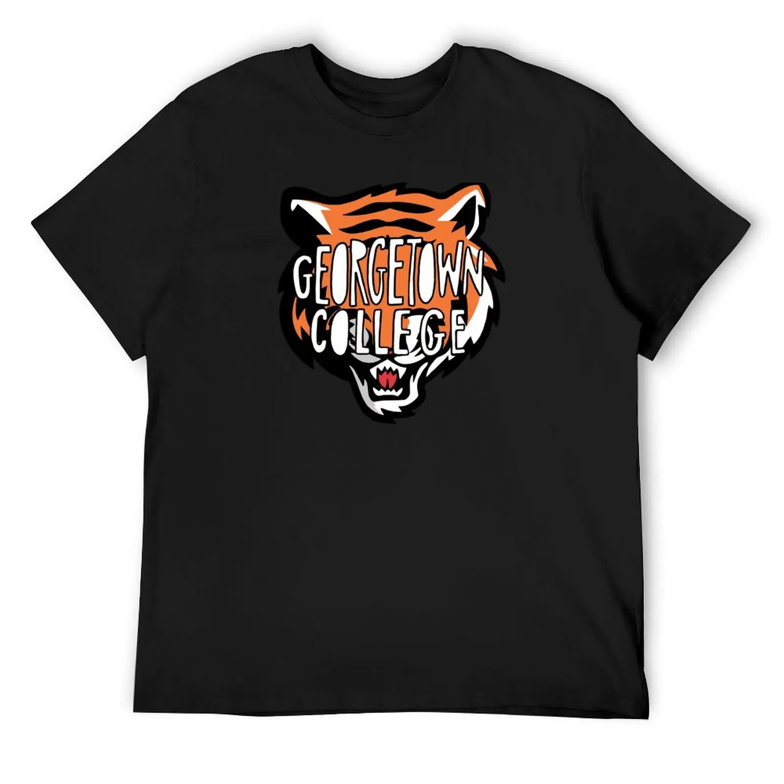 

Georgetown College Tigers T-Shirt plus size tops graphic t shirts kawaii clothes custom t shirt Men's cotton t-shirt