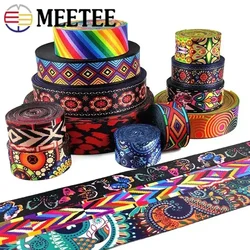 2/4Meters 38mm Nylon Webbing Tape 1mm Thick Jacquard Ribbon Bag Decoration Shoulder Strap DIY Garment Binding Sewing Accessories