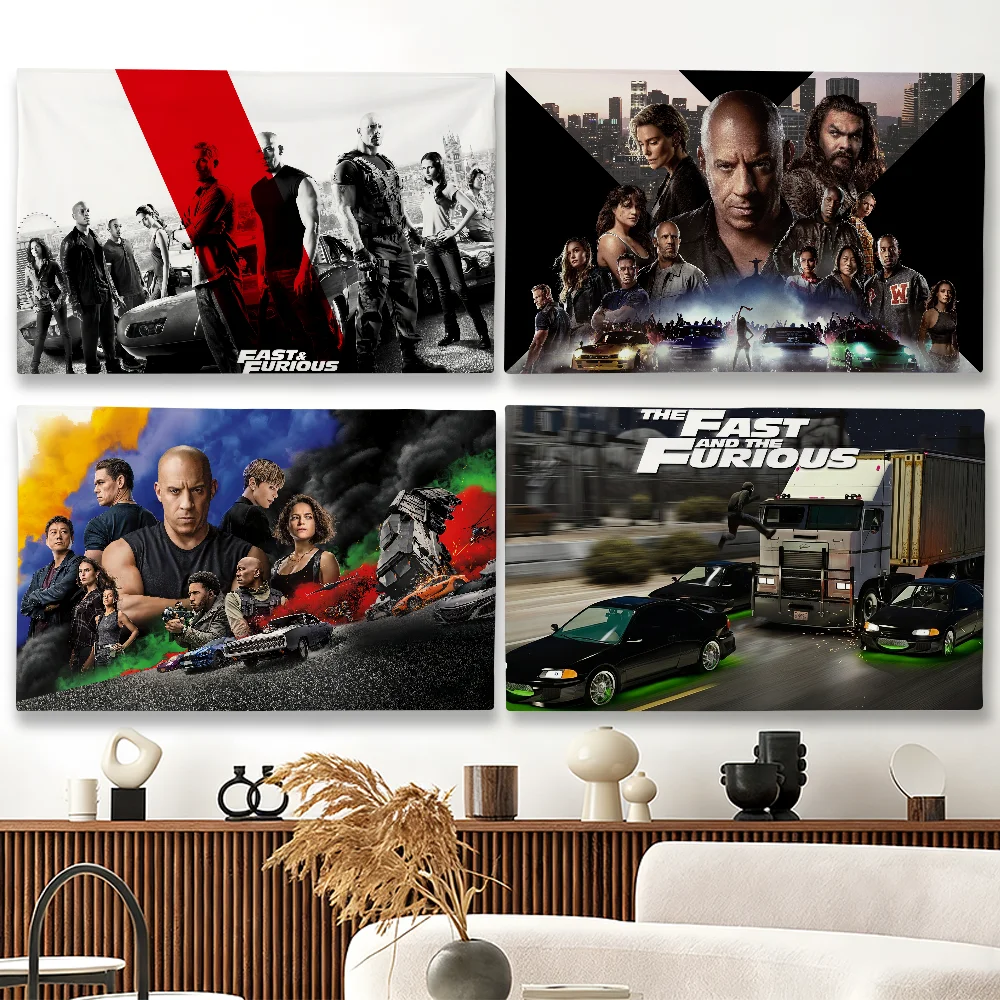 Movie F-Fast & F-Furious flag Suitable For Party Club Outdoo