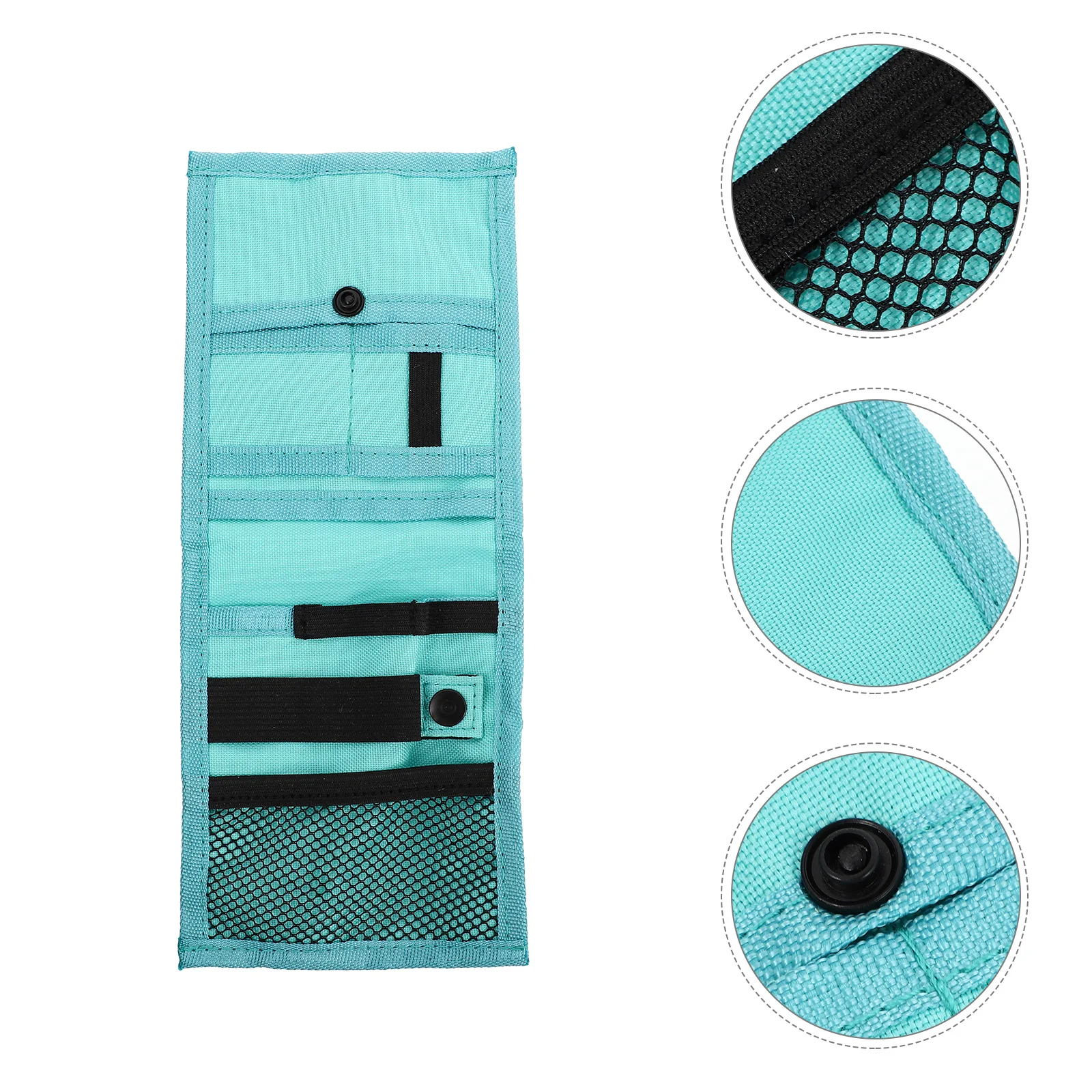 

1Pcs Pen Storage Bag Durable Oxford Cloth Portable Inserted Pen Pouch Protector for Medical Nurse Office Use Emerald Color