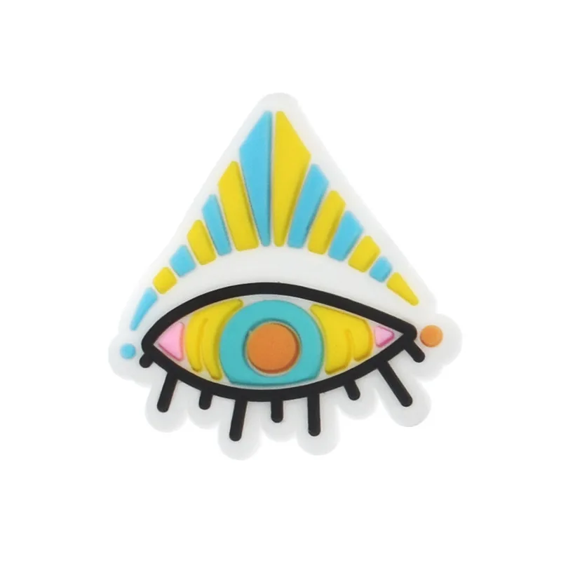 Sapato Encantos Pin para Crocs Acessórios, Olhos Malignos, Pulseira Pulseira, Decoração DIY, Crianças, Mulheres, Presentes de Festa, Nova Chegada