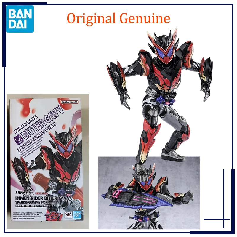 

Оригинальная коллекционная фигурка Bandai Anime SHF Kamen Rider BITTER GAVV SPARKINGUMMY FORM, модель игрушки, подарок, украшение для детей