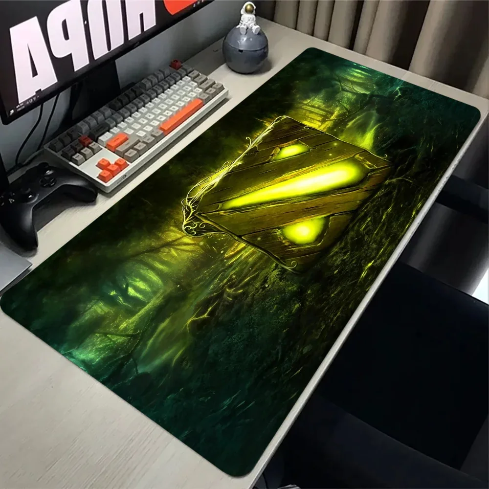 1000x500mm Laptop E-Sports Desk Mat DOTA2 Mouse Pad Gaming Table Protect Mice Pad Natural Rubber Carpet Locking Edge Keyboardpad