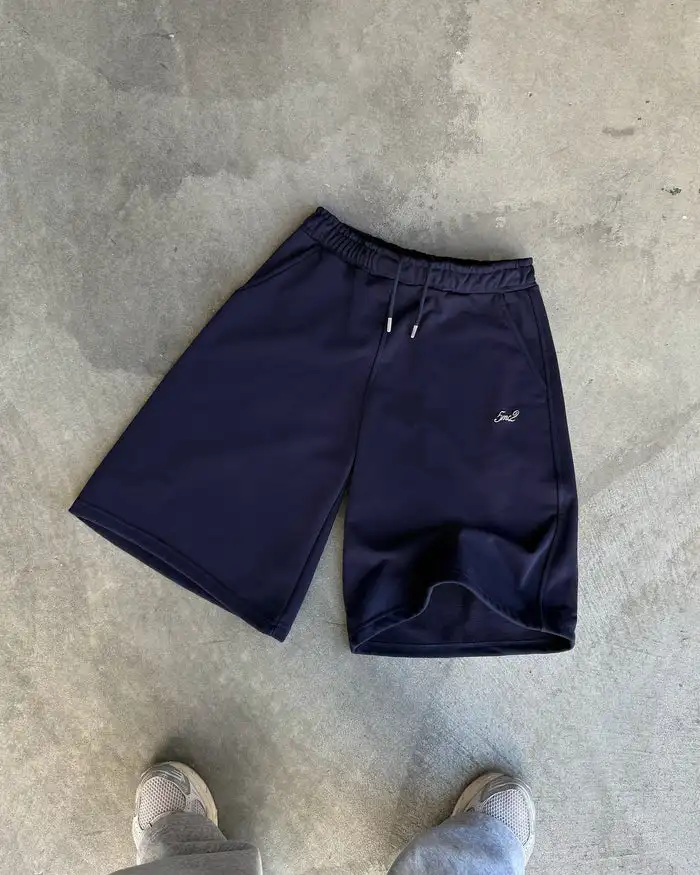 

Unisex Hip Hop Streetwear Sweat Shorts Y2K Loose Fit Drawstring Shorts with Minimal Labeling Logo for Daily and Casual Wear