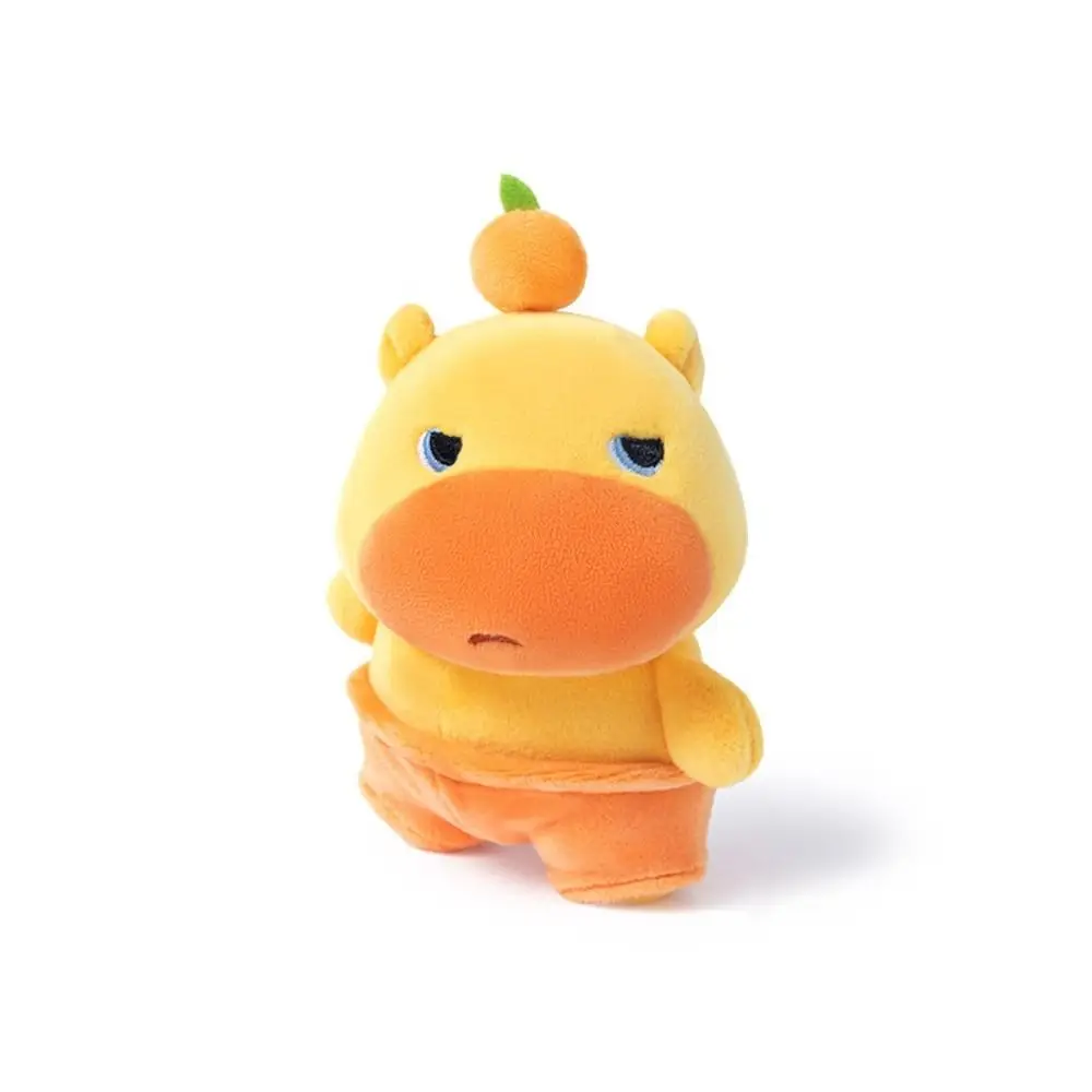 Stuffed Animal Capybara Lulu Keychain Hanging Ornament Car Keychain Plush Capybara Doll Bag Charm 10cm Kapibala Pendants