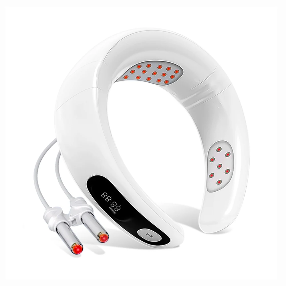 

Trending Products 2024 New Arrivals Neck Shoulder Massager for Pain Relief Relaxation Cervical Spine with Red Light Heat