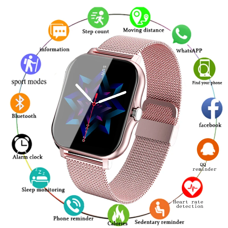 

LIGE Full Touch HD Display Smart Watch 2025 New Upgrade Bluetooth Call Sports Fitness Monitoring Smartwatch For Men Women