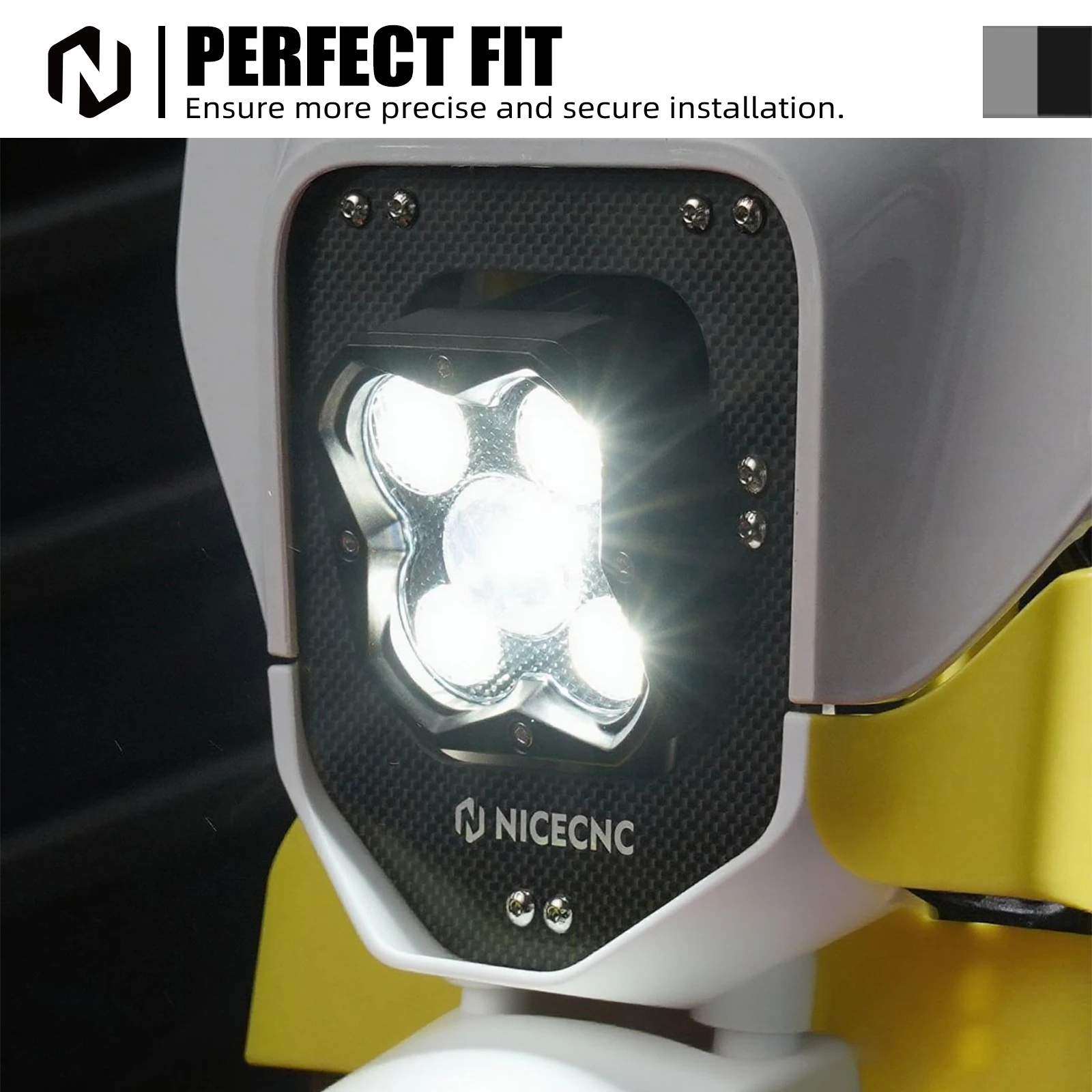 

NICECNC 2024-2025 For Husqvarna TE 300 TE 250 TE 150 FE 250 FE 350 FE 450 FE 501 Motorcycle 12-30V Adjustable LED Lamp Headlight