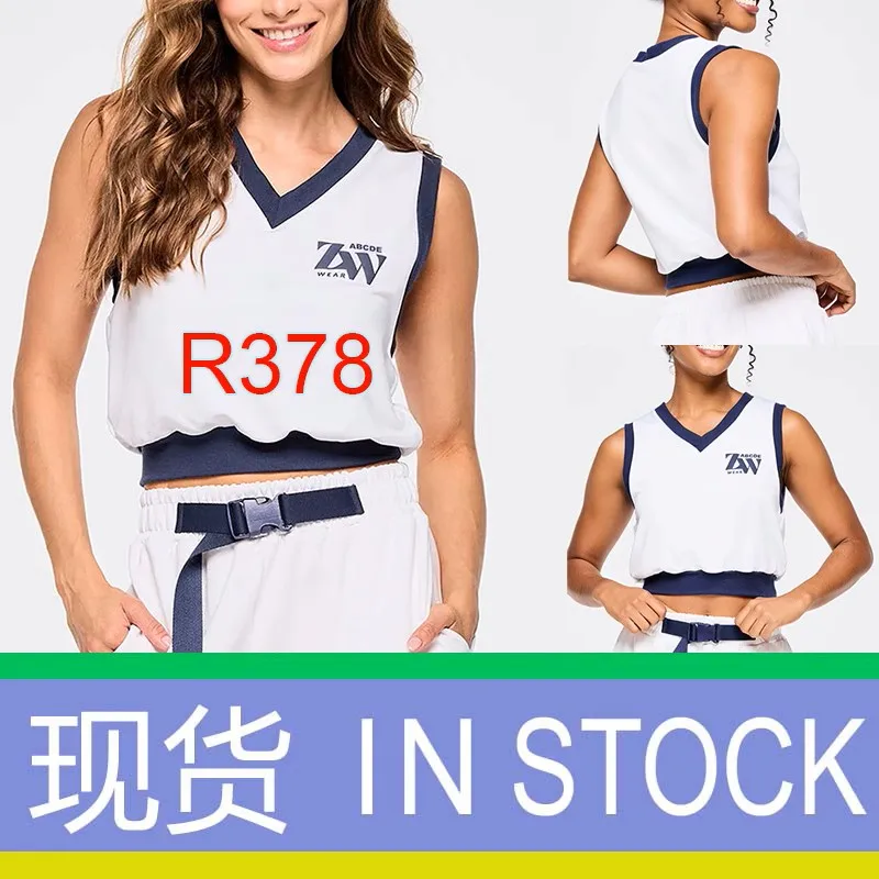 ABCDE Sporty Weave Collection New Dance Fitness Wear Sportswear Sleeveless T-Shirt Vest R378