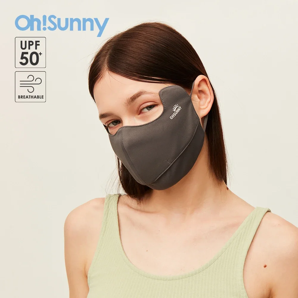 

OhSunny Women Sun Protective Scarf New Anti-UV UPF50+ Breathable Washable Quick Dry Canthus Protection for Outdoors Cycling