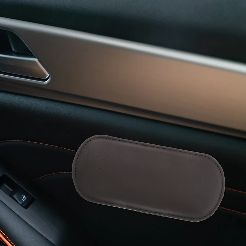 

2pcs Knee Cushion Pu Leg Support Pad For Long Driving Comfort, Vehicle Arm Rest Cushion, Car Interior Accessories, Center