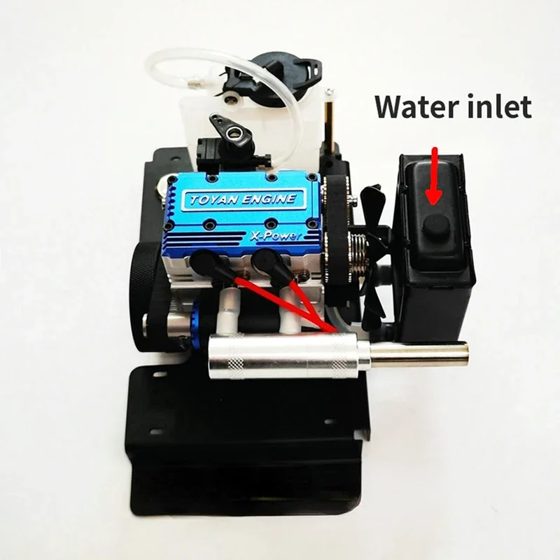 TOYAN dwucylindrowy L200 chłodzony wodą silnik metanolu Model części X-POWER-A wersja zestaw startowy