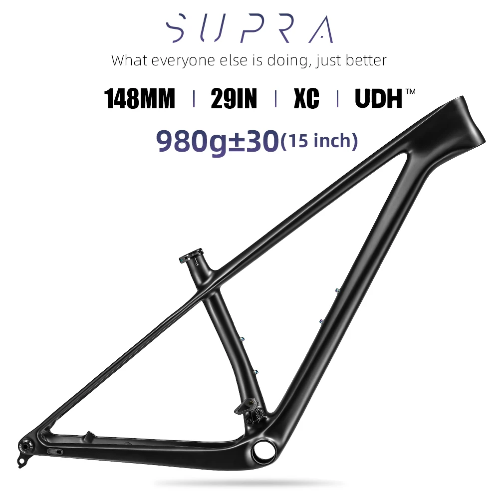 2024 lexon UDH Carbon Frame 29er Mountain Bike Carbon Frame 148*12mm  MTB Carbon Frames 1079g BOOST 15/17/19inch XDB DPD