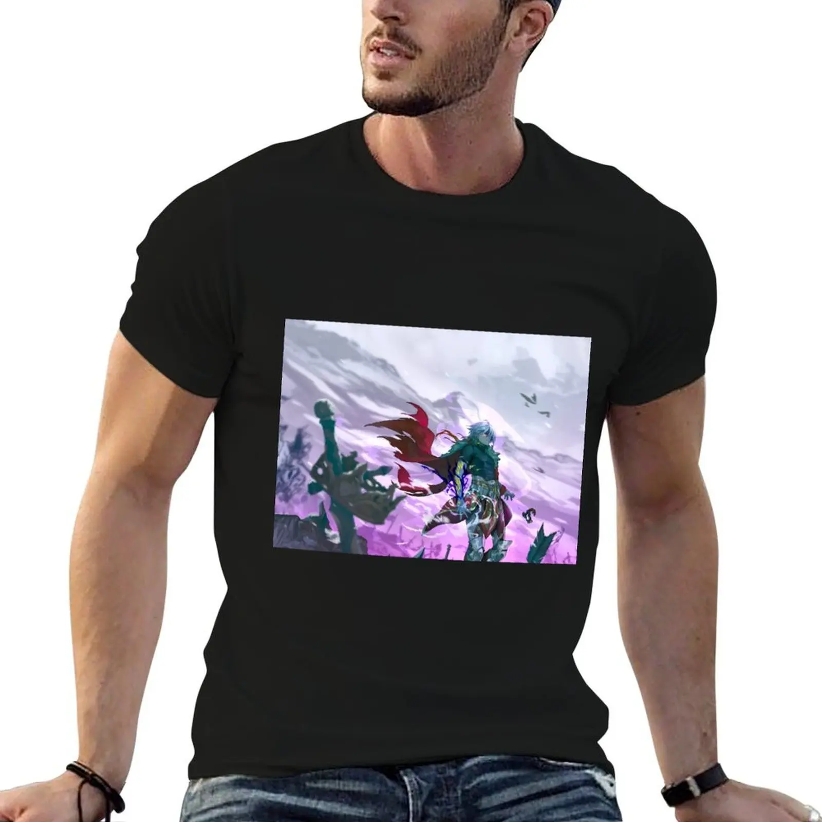 آرثر ليوين تبات البداية بعد النهاية تي شيرت قطن تي شيرت رجل تي شيرت رجل عادي تي شيرت