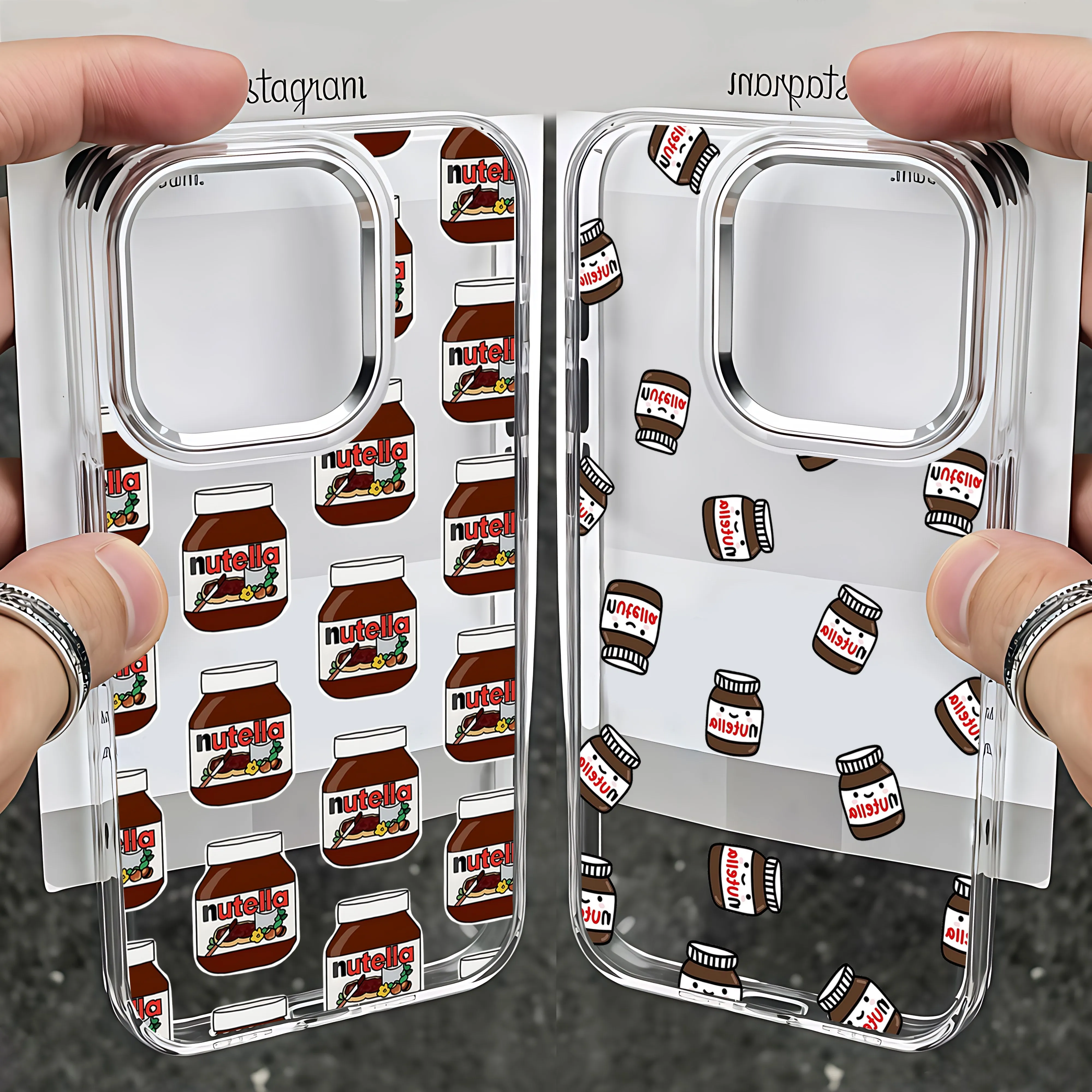 Funda para Teléfono con Diseño de Chocolate Nutella para Samsung Galaxy A56 A36 A26 A06 A55 A35 A16 A06 A54 A34 A25 A24 A15 A14 A05S A73 A53 A33 4G 5G