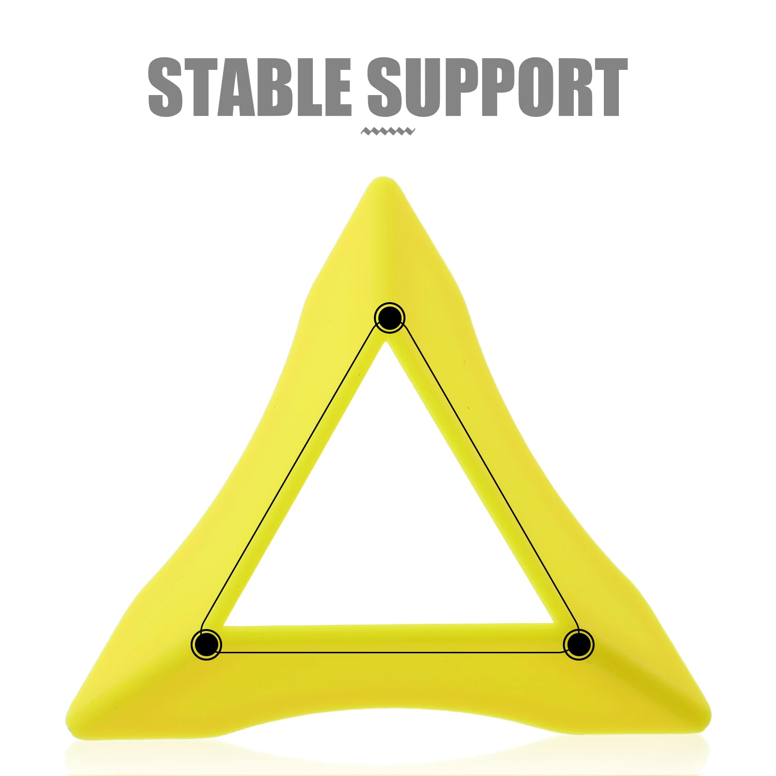 20Pcs Bunte Dreieck Basis Cube Ständer Stativ Halter Puzzle Display Multiangle Tragbare Organizer Unterstützung