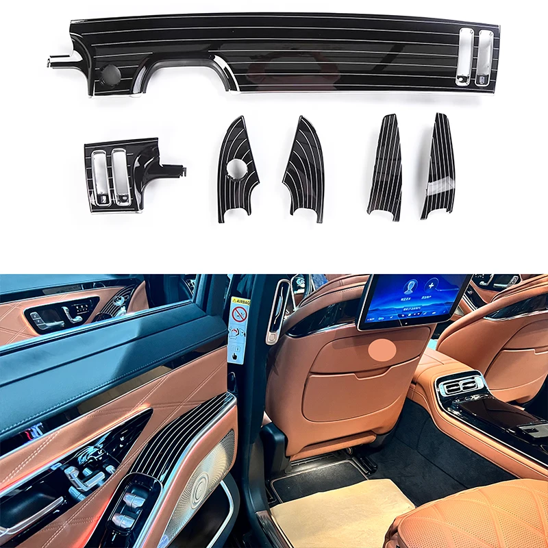 

Fit for Benz S400L S450L Maybach S480 2021-2022 High Quality Modified Original Piano Wood Paint Trim Interior Accessories